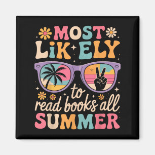 Hoogstwaarschijnlijk Leest Boeken Zomer Leraar Stu Magneet