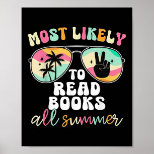 Hoogstwaarschijnlijk leest deze leraar de hele zom poster