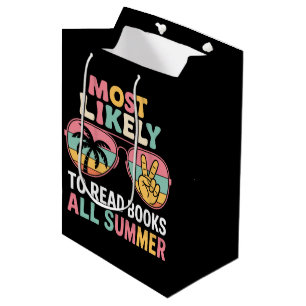 Hoogstwaarschijnlijk leest deze persoon de hele zo medium cadeauzakje