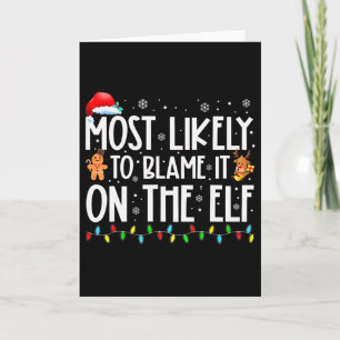 Hoogstwaarschijnlijk maakt het de elf Santa famili Kaart