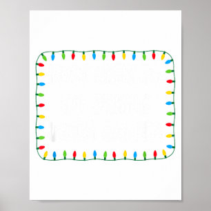 Hoogstwaarschijnlijk met de kerstman gaan skiën -  poster