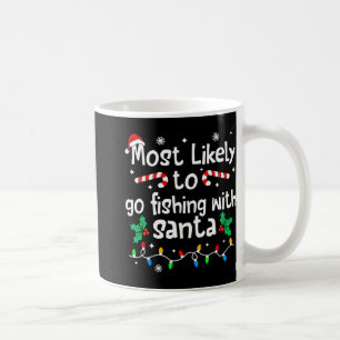 Hoogstwaarschijnlijk met Sint gaan vissen Kerstmat Koffiemok
