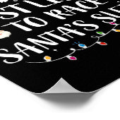 Hoogstwaarschijnlijk naar Santa's Sleigh Christmas Poster (Hoek)