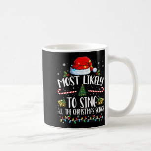 Hoogstwaarschijnlijk om alle kerstliederen familie koffiemok