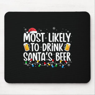 Hoogstwaarschijnlijk om de bier van de kerstman te muismat