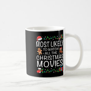 Hoogstwaarschijnlijk om de kerstfilms te kijken Fa Koffiemok