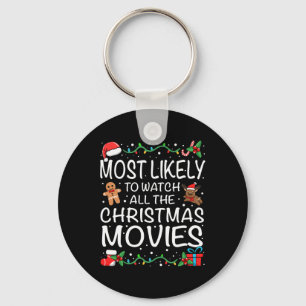 Hoogstwaarschijnlijk om de kerstfilms te kijken Fa Sleutelhanger