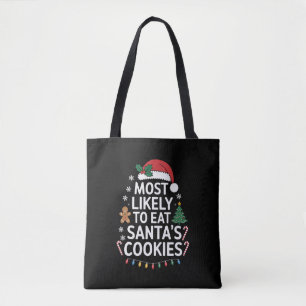 Hoogstwaarschijnlijk om de kerstkoekjes van de ker draagtas