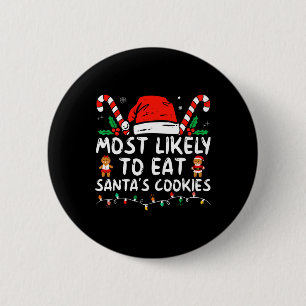 Hoogstwaarschijnlijk om de kerstkoekjes van de ker ronde button 5,7 cm