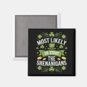 Hoogstwaarschijnlijk om de Schelmenstreek St. Patr Magneet (Voorkant / Achterkant)