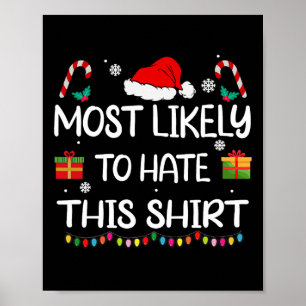 Hoogstwaarschijnlijk om deze familie kerst matchin poster