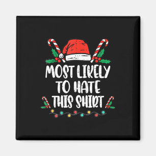 Hoogstwaarschijnlijk om deze familie kerst pyjama magneet