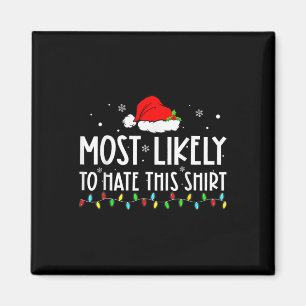 Hoogstwaarschijnlijk om deze Kerstmis pyjama famil Magneet