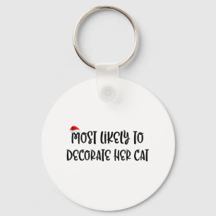 Hoogstwaarschijnlijk om haar kat te versieren 2 sleutelhanger