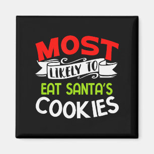 Hoogstwaarschijnlijk om Kerstmannen Koekjes Te Ete Magneet