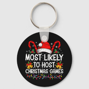Hoogstwaarschijnlijk om Kerstspellen Familie te or Sleutelhanger
