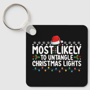 Hoogstwaarschijnlijk om Kerstverlichting te Ontwar Sleutelhanger