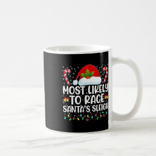 Hoogstwaarschijnlijk om Santa's slee te racen Fami Koffiemok