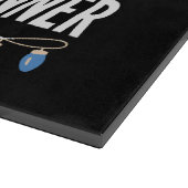 Hoogstwaarschijnlijk om te koken kerstdiner grappi snijplank (Hoek)