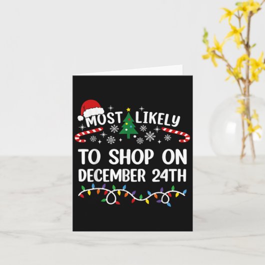 Hoogstwaarschijnlijk op 24 december winkelen met K Kaart (Gele Bloem)