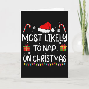Hoogstwaarschijnlijk op kerstdag een dutje doen Fa Kaart