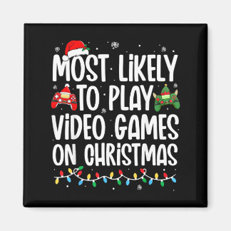 Hoogstwaarschijnlijk op kerstdag videogames spelen magneet