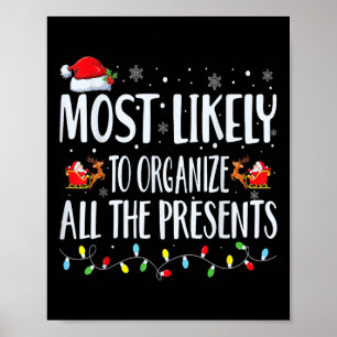 Hoogstwaarschijnlijk organiseert het alle cadeaus poster