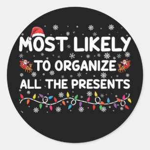 Hoogstwaarschijnlijk organiseert iedereen de Kerst Ronde Sticker