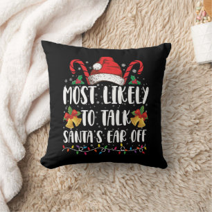 Hoogstwaarschijnlijk praat Santa's oor eraf Famili Kussen