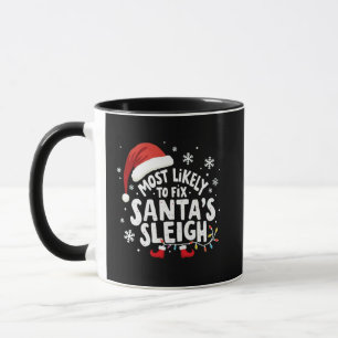 Hoogstwaarschijnlijk Santa's Sleigh Handyman Xmas Mok
