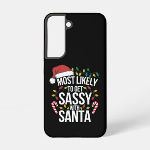 Hoogstwaarschijnlijk Sassy Worden Met Kerstman Ker Samsung Galaxy Hoesje