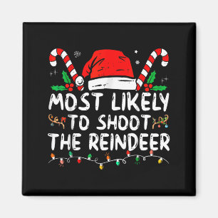 Hoogstwaarschijnlijk Schiet De Rendier Kerstmis Magneet