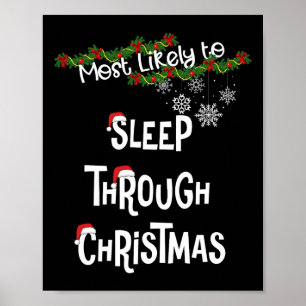 Hoogstwaarschijnlijk slaap je door de kerst matchi poster
