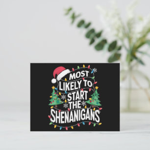 Hoogstwaarschijnlijk start de Shenanigans familie Feestdagenkaart