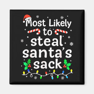 Hoogstwaarschijnlijk Steel Santa's Zak Familie Ker Magneet