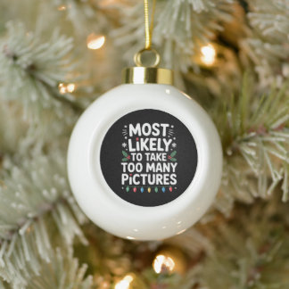 Hoogstwaarschijnlijk te veel foto's maken met Kers Keramische Bal Ornament