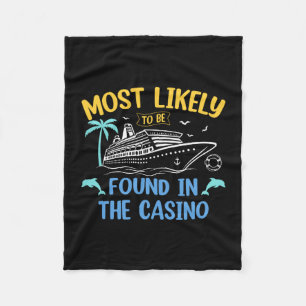 Hoogstwaarschijnlijk te vinden in casino-matching fleece deken