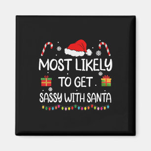 Hoogstwaarschijnlijk te zeggen met Santa Fun Famil Magneet