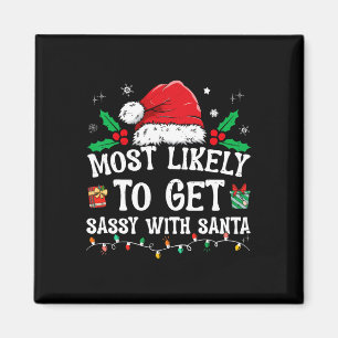 Hoogstwaarschijnlijk te zeggen met Santa Fun Famil Magneet