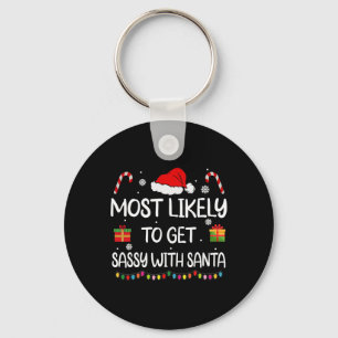 Hoogstwaarschijnlijk te zeggen met Santa Fun Famil Sleutelhanger