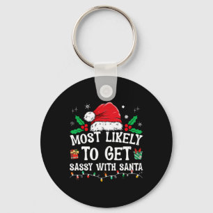 Hoogstwaarschijnlijk te zeggen met Santa Fun Famil Sleutelhanger