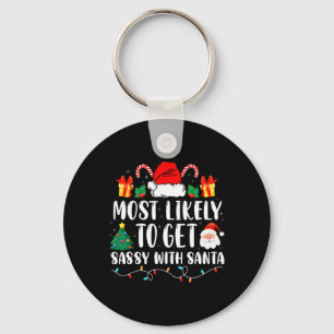 Hoogstwaarschijnlijk te zeggen met Santa Fun Famil Sleutelhanger