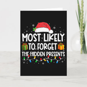 Hoogstwaarschijnlijk vergeet de verborgen cadeaus  kaart