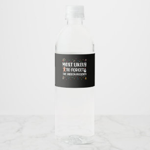 Hoogstwaarschijnlijk vergeet de verborgen gezinsca waterfles etiket