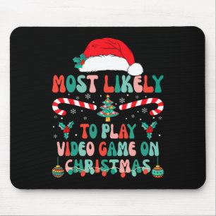 Hoogstwaarschijnlijk Video Game Xmas Matching 1 sp Muismat