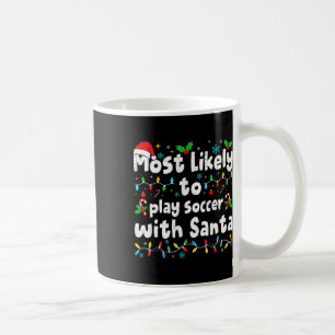 Hoogstwaarschijnlijk voetbal spelen met Kerstman K Koffiemok