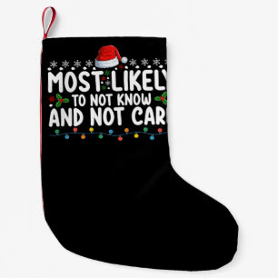 Hoogstwaarschijnlijk weet je niet eens wat het is  kleine kerstsok