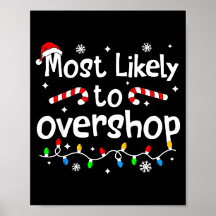 Hoogstwaarschijnlijk Winkelen C-hristmas Matching Poster