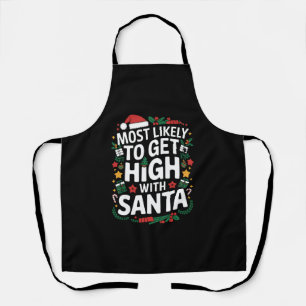 Hoogstwaarschijnlijk wordt kerstmis met de kerstma schort