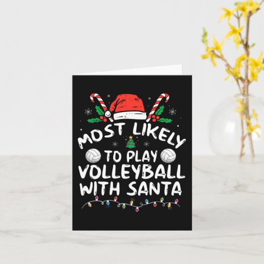 Hoogstwaarschijnlijk zal met Sinterklaas volleybal Kaart (Gele Bloem)